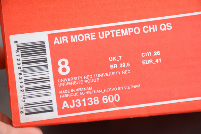 (image for) Nike Air More Uptempo Chicago AJ3138-600 